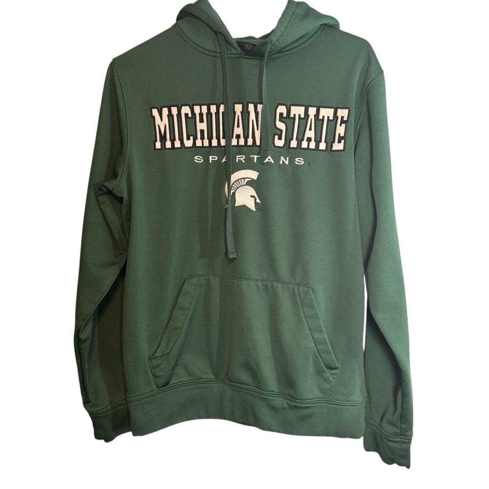 Coloseum Small Michigan State Spartans Polyester Hooded Sweatshirt Unisex